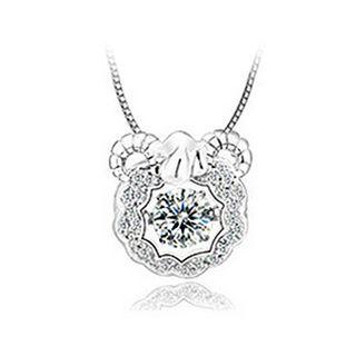 925 Sterling Silver Zodiac Sheep Pendant With Necklace