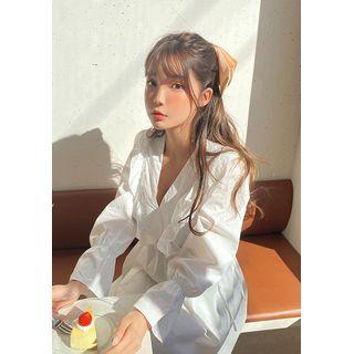 Frilled Flared A-line Mini Dress