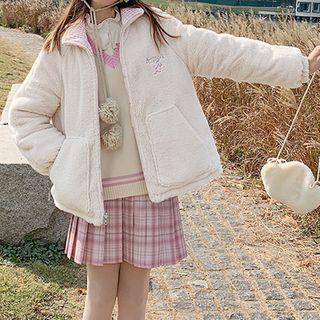 Plain Two Way Puff Coat