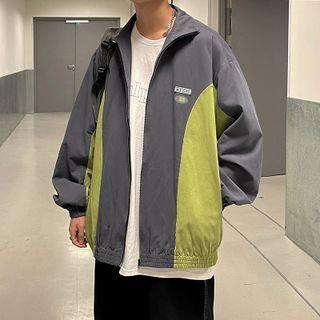 Two-tone Zipped Jacket