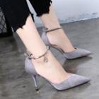 Ankle Strap Pointed Heel Sandals