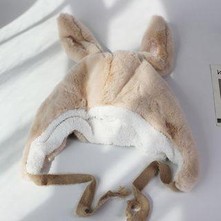 Rabbit Ear Wool Trapper Hat