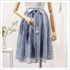 Lace Flared Skirt
