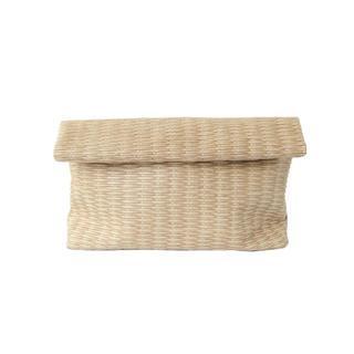 Fold-over Straw Clutch