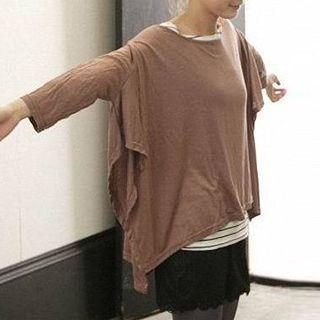 Loose Fit Side Slit Blouse