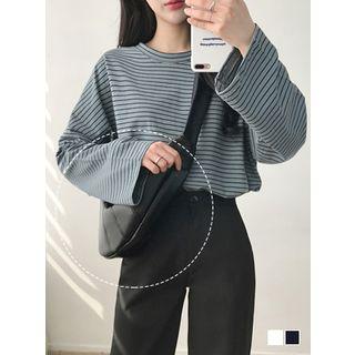 Seam-trim Crossbody Bag
