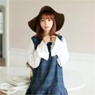 Round-neck Wide-cuff Top