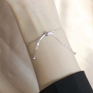 925 Sterling Silver Beaded Bracelet Bracelet - One Size