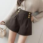 Metal Detail A-line Shorts