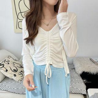 Set : Long-sleeve Jacket + Small Tank Top