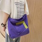 Contrast Pocket Crossbody Bag