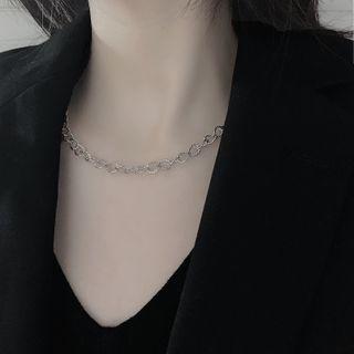 Stainless Steel Choker Silver - 45cm