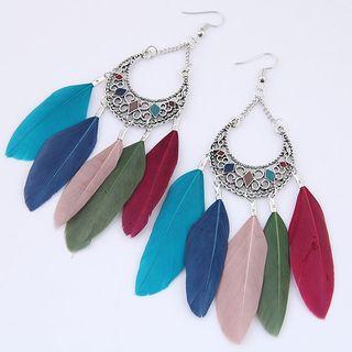 Feather Statement Earring