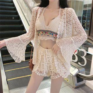 Lace Jacket / Camisole Top / Shorts