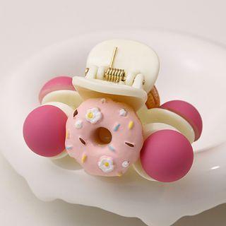 Donut Acrylic Hair Clamp 01 - Pink - One Size