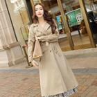 Long-sleeve Double-breast Trench Coat