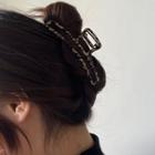 Leopard Print Alloy Hair Clamp As Shown In Figure - One Size
