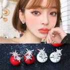 Rhinestone Starfish Stud Earring