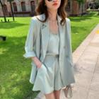 Elbow-sleeve Suit Set