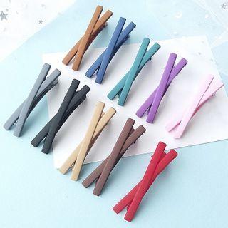 Cross Plastic Hair Clip