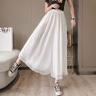 High-waist Chiffon Wide-leg Skorts