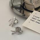Bird Alloy Cuff Earring 1 Pc - Right Ear - Silver - One Size