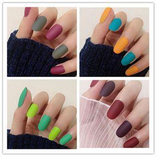 Matte Faux Nail Tips