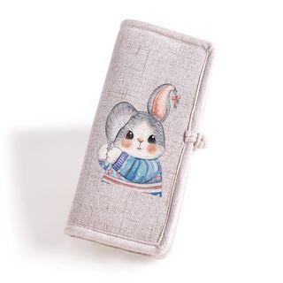 Rabbit Print Fabric Wallet
