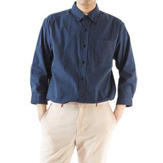 Plus Size 3/4-sleeve Shirt