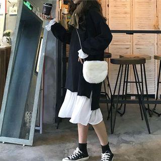 Color-block Loose-fit Dress / Plain Slipdress