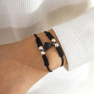 Heart Magnetic String Bracelet