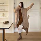 Couple Fleece-lined Safari Coat