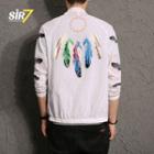 Feather Print Jacket