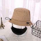 Face Mask Attached Bucket Hat