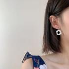 Square Dangle Earring / Clip On Earring