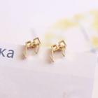 Alloy Mini Eyeglasses Earring 1 Pair - As Shown In Figure - One Size
