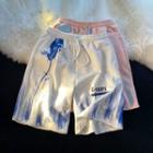 Gradient Tie Dye Drawstring Sweatshorts