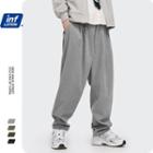 Corduroy Straight-cut Loose Pants