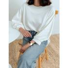 Dip-back Balloon-sleeve Top