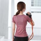 Short-sleeve Sports Mesh T-shirt