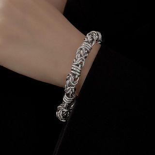 Knot Stainless Steel Bracelet Silver - One Size