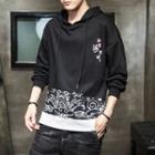 Chinese Character Knit Hoodie
