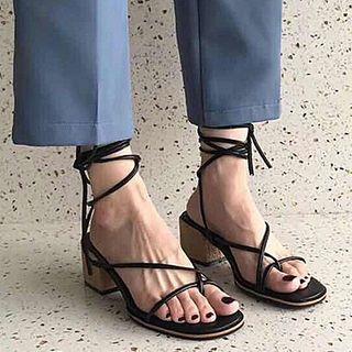 Strappy Block Heel Sandles