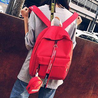 Letter Strap Backpack