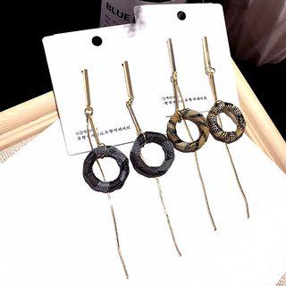 Rope Hoop Fringed Earring
