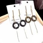 Rope Hoop Fringed Earring