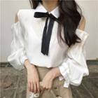 Cold Blouse 3/4-sleeve Blouse