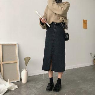 Splited Midi Skirt