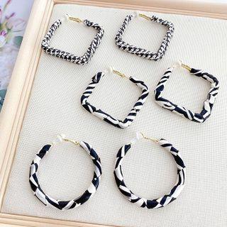 Zebra Print Alloy Earring (various Designs)