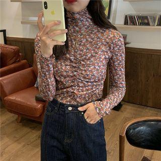 Floral Long-sleeve T-shirt Floral T-shirt - One Size